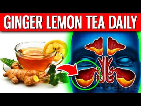 1 Cup Of Ginger Lemon Tea DAILY Does THIS To Your Body