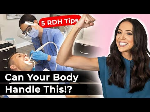 How To Prolong Your Dental Hygiene Career (5 Dental Ergonomics Tips)