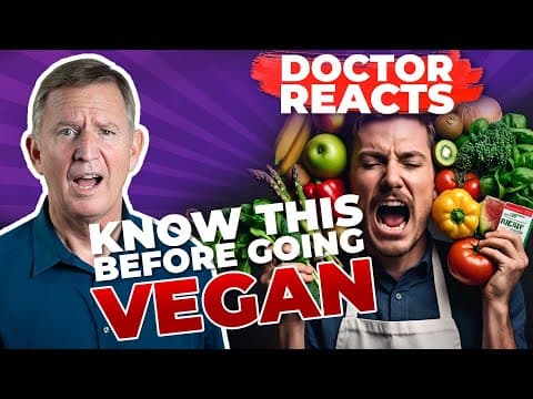WHAT IS THE BIGGEST LIE ABOUT GOING VEGAN? - Doctor Reacts