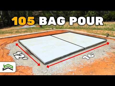 How to Pour a Slab Foundation for a Shed (Step-by-Step DIY Guide)