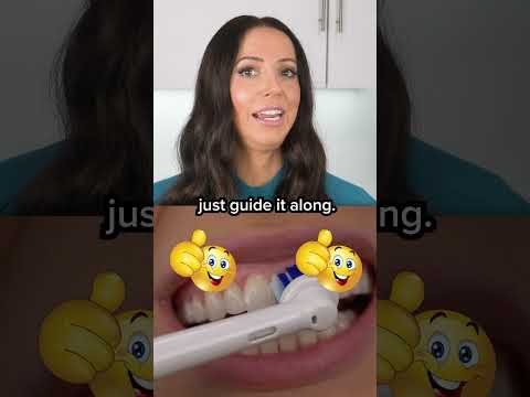 you might be using your electric toothbrush WRONG! #shorts