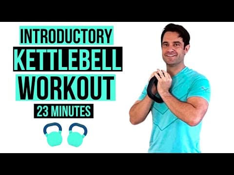 23-Minute Intermediate Kettlebell Workout for Seniors